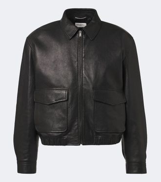 Saint Laurent Giacca blouson in pelle