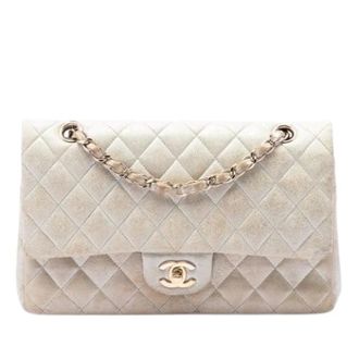 Chanel Pre-owned Classic Flap Bag - Dames - Pre-owned - Beige - Maat: ONE Size Leer