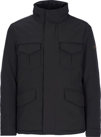 Peuterey Blue Stripes Padded Utility Jacket