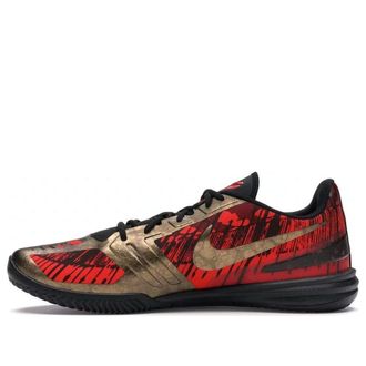 Nike KB Mentality Black Gold Red 704942-008