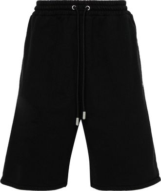 Off-white Diag-stripe cotton shorts - men - Cotton - L - Black