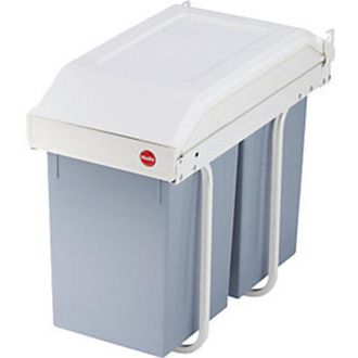 Hailo 3659-001-cubo De Reciclaje Integrable Multi-box Duo L De 2x14 Litros