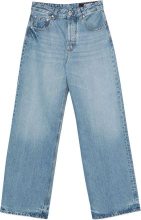 Jacquemus Wide-Leg Indigo Blue Denim Jeans