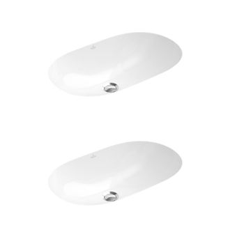 Villeroy & Boch Conjunto De Dos Lavabos Bajo Encimera Cer&aacute;mica Blancaplus O.novo Villeroy Et Boch