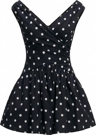 Self Portrait Polka Dot Mini Dress