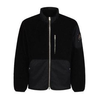 Moose Knuckles Saglek Jacket - Heren - Vesten met rits - Zwart - M - Katoen - Hoodies & sweatvesten