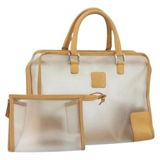 Loewe Pre-owned Handtas - Dames - Vintage Handtas - Wit - ONE Size - Leer - Vintage