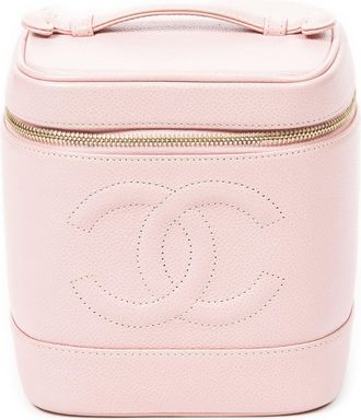 Chanel Pre-owned Womens Tall Vanity Case Handbag - Pink - One Size