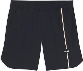 HUGO BOSS SH TOC Game 8 Tennisbroekjes - Heren - Bermuda - Blauw - XL - Polyester - Korte Broeken
