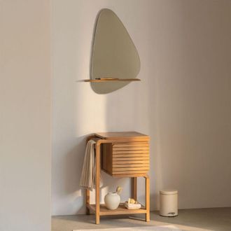 Sklum Conjunto De Mueble De Ba&ntilde;o En Madera De Teca Bradley Sklum