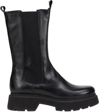 8 by YOOX LEATHER HIGH CHELSEA ANKLE BOOT