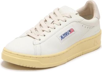 Autry Dallas Low - Dames - Sneakers - Wit - 37 EU - Leer - Schoenen