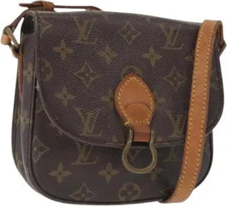 Louis Vuitton Pre-owned Cross Body Bags, female, Brown, Size: ONE SIZE Pre-owned Canvas Cross Body Bag