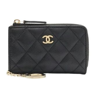 Chanel Pre-owned Coin Purse - Dames - Pre-owned - Zwart - Maat: ONE Size Leer