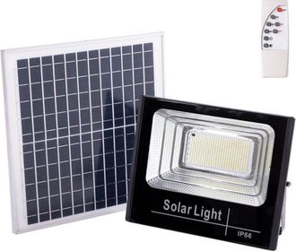 GreenIce Proyector Led Solar 150w 4000k Panel: 6v/15w Bater&iacute;a: 3,2v/10000mah Control Remoto [ho-solarfl-150w-01-w]