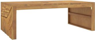vidaXL Coffee Table 110x60x38 cm Solid Wood Teak Vidaxl
