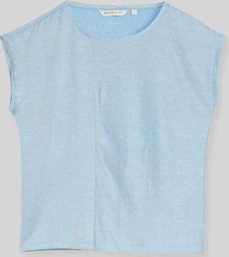 Tom Tailor Denim Relaxed Fit T-Shirt mit Rundhals Ausschnitt in Hellblau, Gr&ouml;&szlig;e XS