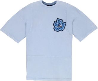 Mauna Kea Triple J Cyan Tee Samenwerking Shirt - Heren - T-shirts - Blauw - S - Katoen - Tops