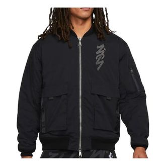 Nike Solid Color Pocket aviator Jacket Black DJ5867-010