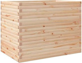vidaXL Jardinera Madera Maciza De Pino 90x60x68,5 Cm Vidaxl