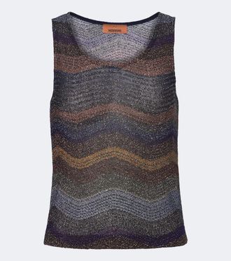 Missoni Wave lam&eacute; top