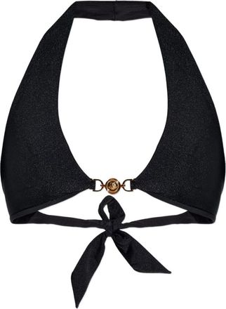 Versace Black Bikini Top Swimwear
