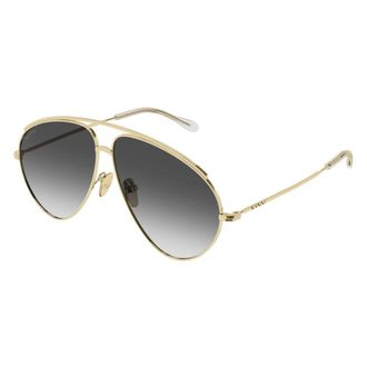 Gucci Sunglasses, unisex, Yellow, Size: 60 MM Aviator Sunglasses