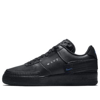 Nike Air Force 1 Type Black Photo Blue AT7859-001