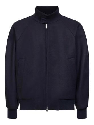 Fendi Giacca con applicazione logo FF - Blu