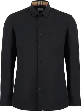 Burberry Black Slim Solid Shirt