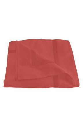 Matouk Nocturne Duvet Cover in Coral at Nordstrom, Size Full