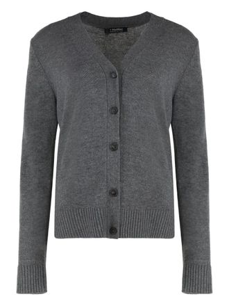 Max Mara Apollo wollen vest met elleboogpatch - Grijs