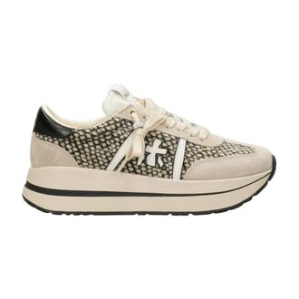 Premiata Premiata Sneakers Beige - Dames - Schoenen - Beige - Maat: 40 EU Zijde
