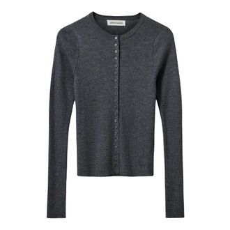 Sofie Schnoor Skylarkb Cardigan - - Knitwear - Donna - Grigio - S