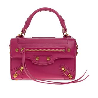 Balenciaga Tassen, Dames, Roze, ONE Size, Leer, Le City Sleek Box Bag