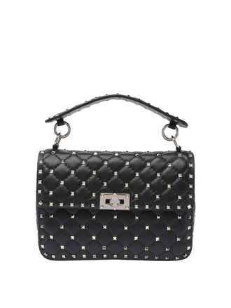 Valentino Garavani Medium Rosktud Spike Shoulder Bag