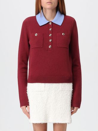 Self Portrait Polo Shirt SELF-PORTRAIT Woman color Red