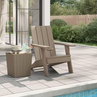 vidaXL Furniture Limited - Silla De Jard&iacute;n Adirondack Marr&oacute;n Claro