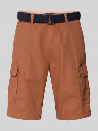 Petrol Industries Regular Fit Bermudas mit Cargo-Taschen in Orange, Gr&ouml;&szlig;e XXL