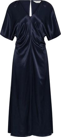 Part Two Midi Jurk - Dames - Casual kleedjes - Blauw - 2XL - Kleedjes
