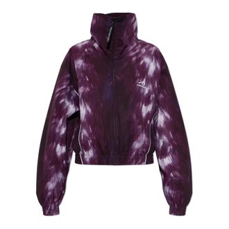 Balenciaga Jas met wijde kraag - Dames - Jassen - Paars - Maat: M Leer
