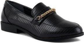 London Rag Vouse Croc Embossed Bit Loafer in Black at Nordstrom Rack, Size 10