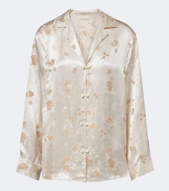 D&ocirc;en D&ocirc;en Camisa Maurise de jacquard floral