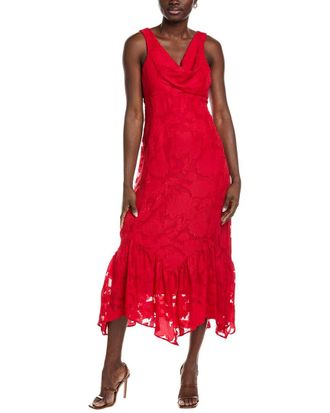 Taylor Chiffon Burnout Maxi Dress