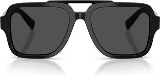 Dolce & Gabbana Sunglasses Dg4544 501/87 Black/Dark Gray Men