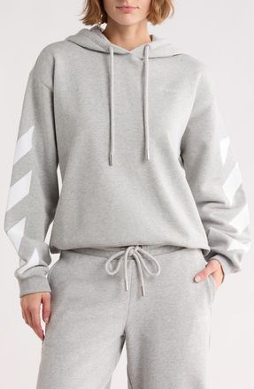 Off-white Cotton Hoodie in Med Grey Heather at Nordstrom Rack, Size Medium