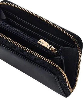 Guess Womens Wallet Black Polyurethane Bags