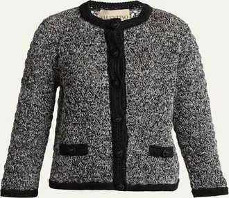 Valentino Garavani Tweed Melange Jacket