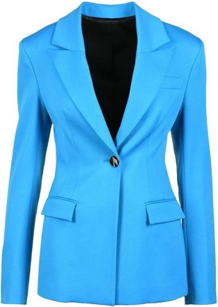 The Attico Dames, Jassen, Blauw, Maat: 2XS Wol