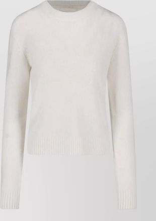 Lisa Yang cashmere fine-knit crew-neck long-sleeve sweater